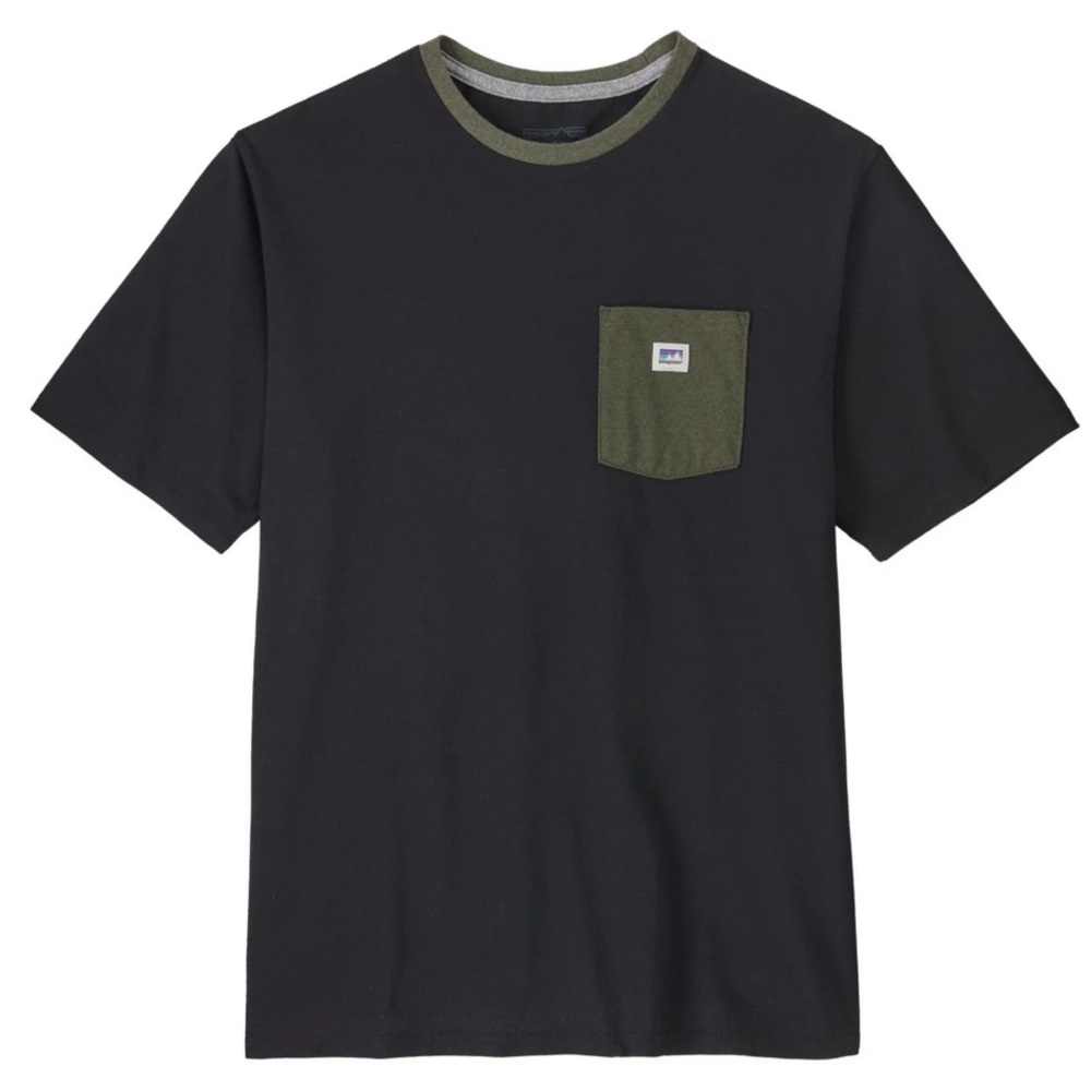 Patagonia Men's Shop Sticker Short Sleeve T-Shirt